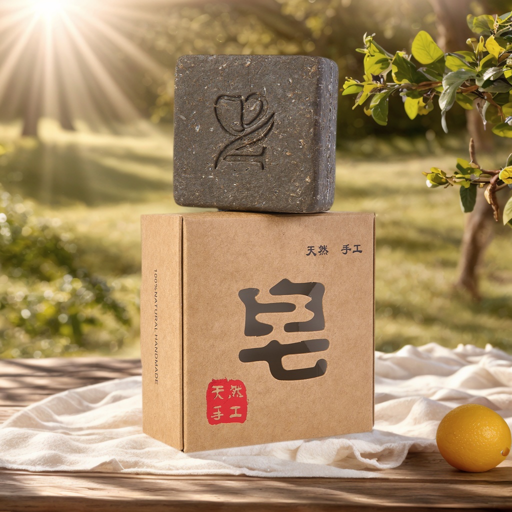 侧柏叶何首乌草本手工洗发皂滋养洗头护发控油防断发正品